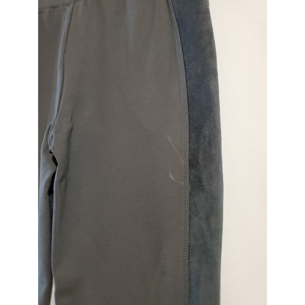 LOGO by Lori Goldstein Women's Faux Suede Side Stripe Gray Pull-On Pants Size S - Picture 4 of 9